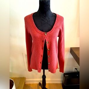 NWOT Madewell ribbed knit cardigan XL